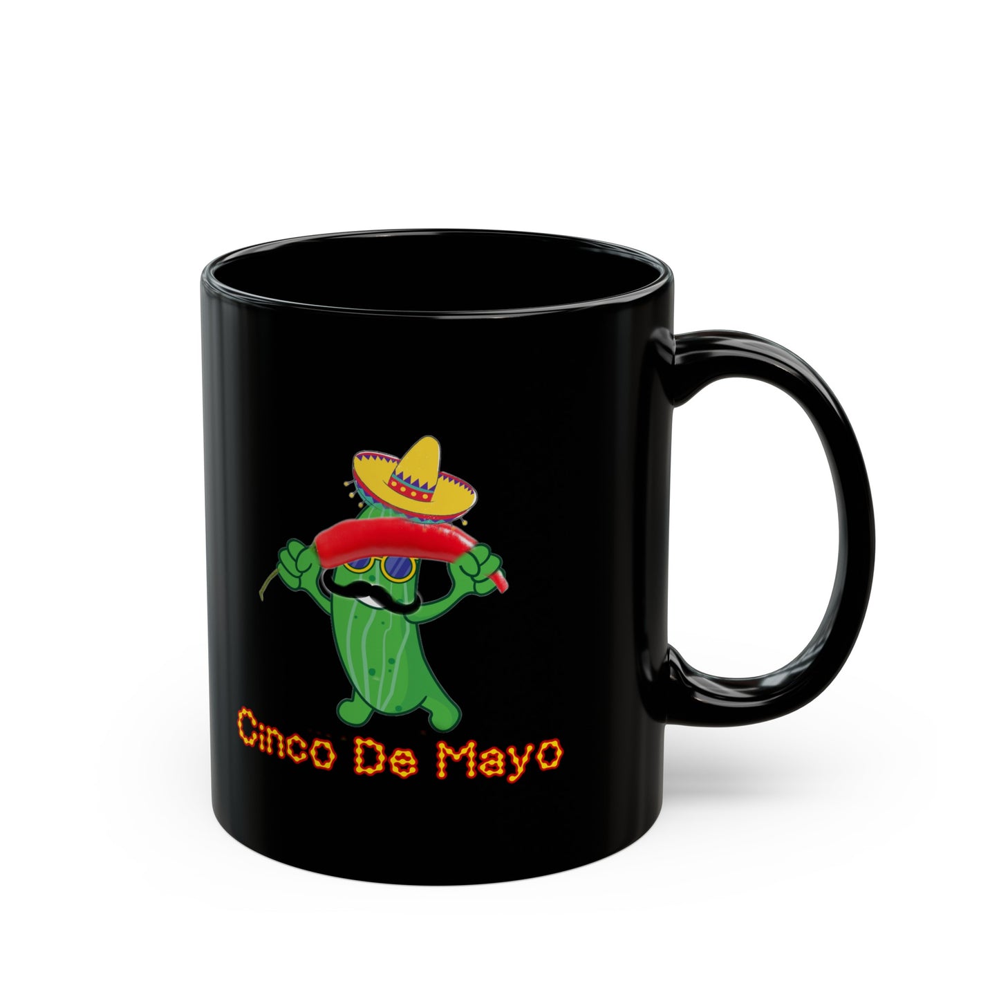 Cinco de mayo Black Mug (11oz, 15oz)