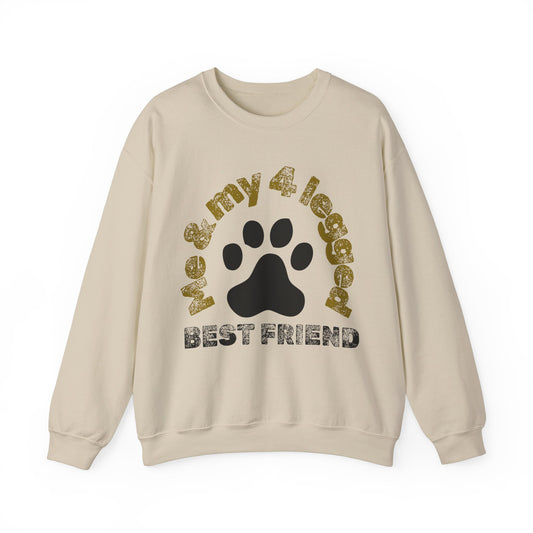 Me and 4 legged best friend Unisex Heavy Blend™ Crewneck Sweatshirt