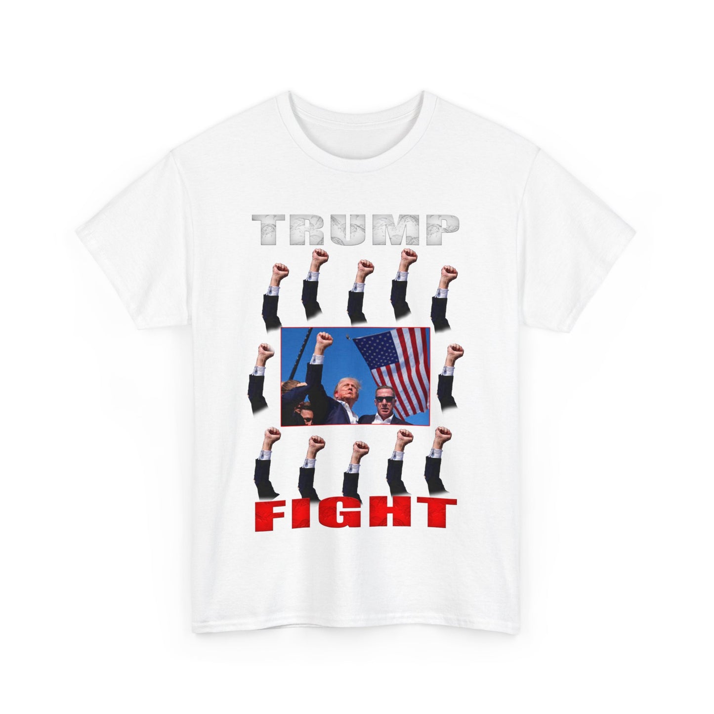 Trump Fight Unisex Heavy Cotton Tee