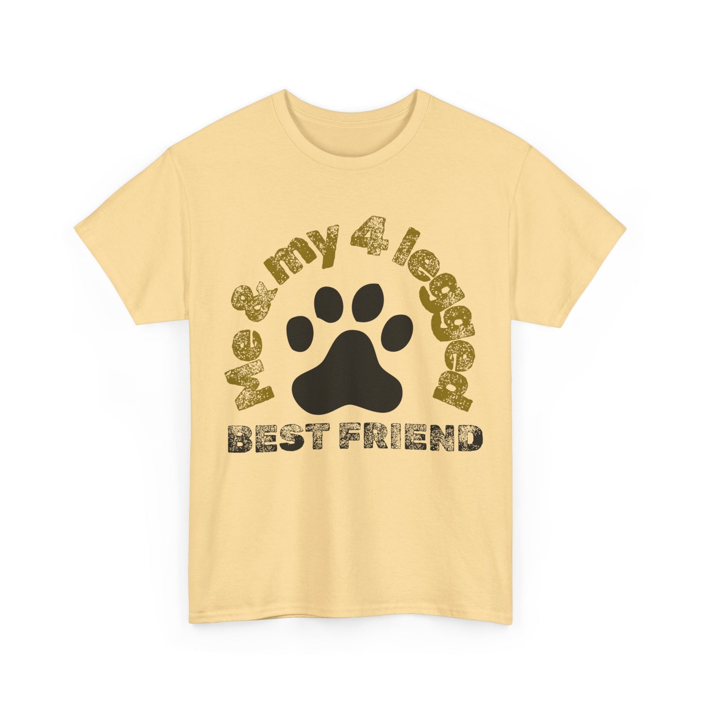 Me and my 4 legged best friend Unisex Heavy Cotton Tee