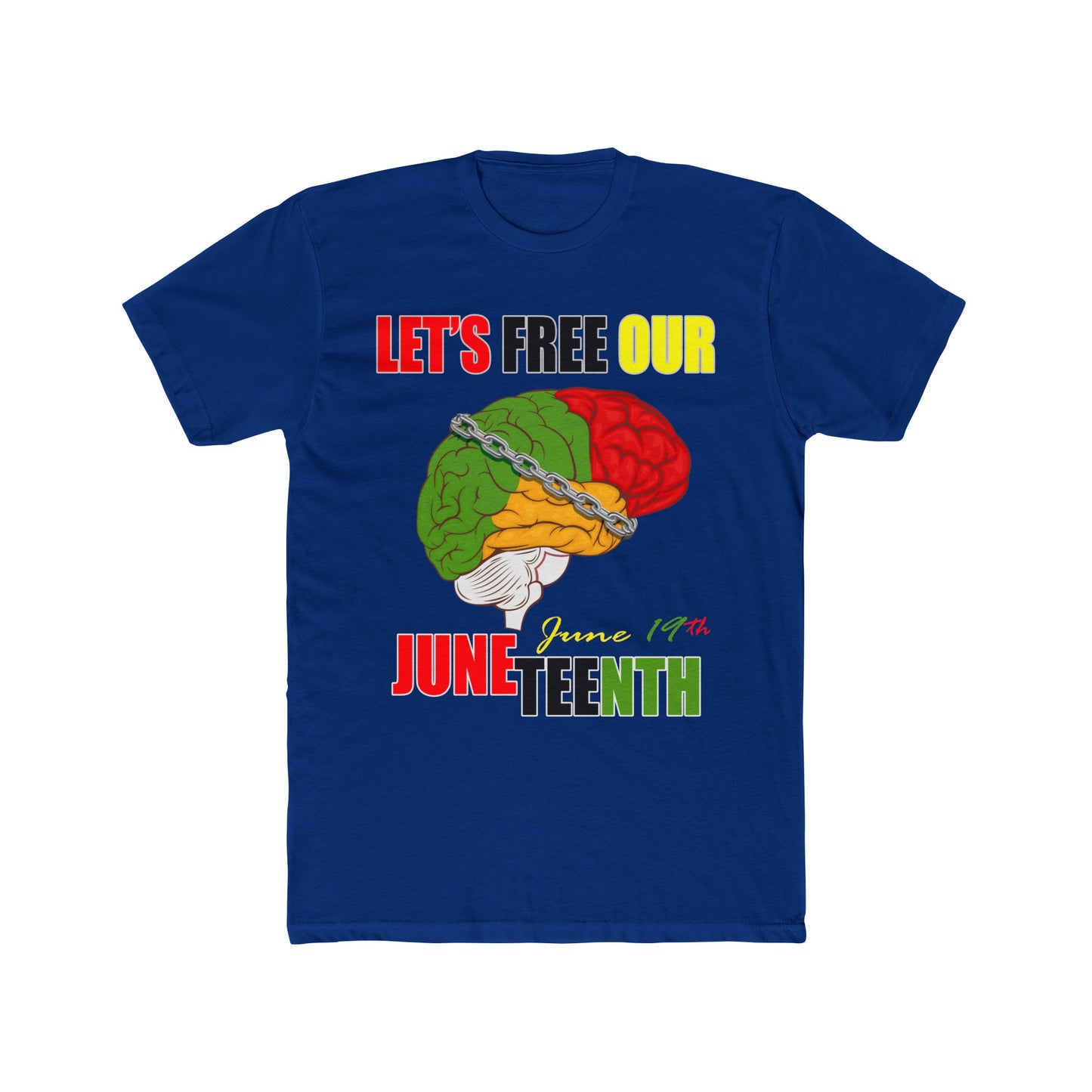 Juneteenth June 19 Unisex Cotton Crew Tee