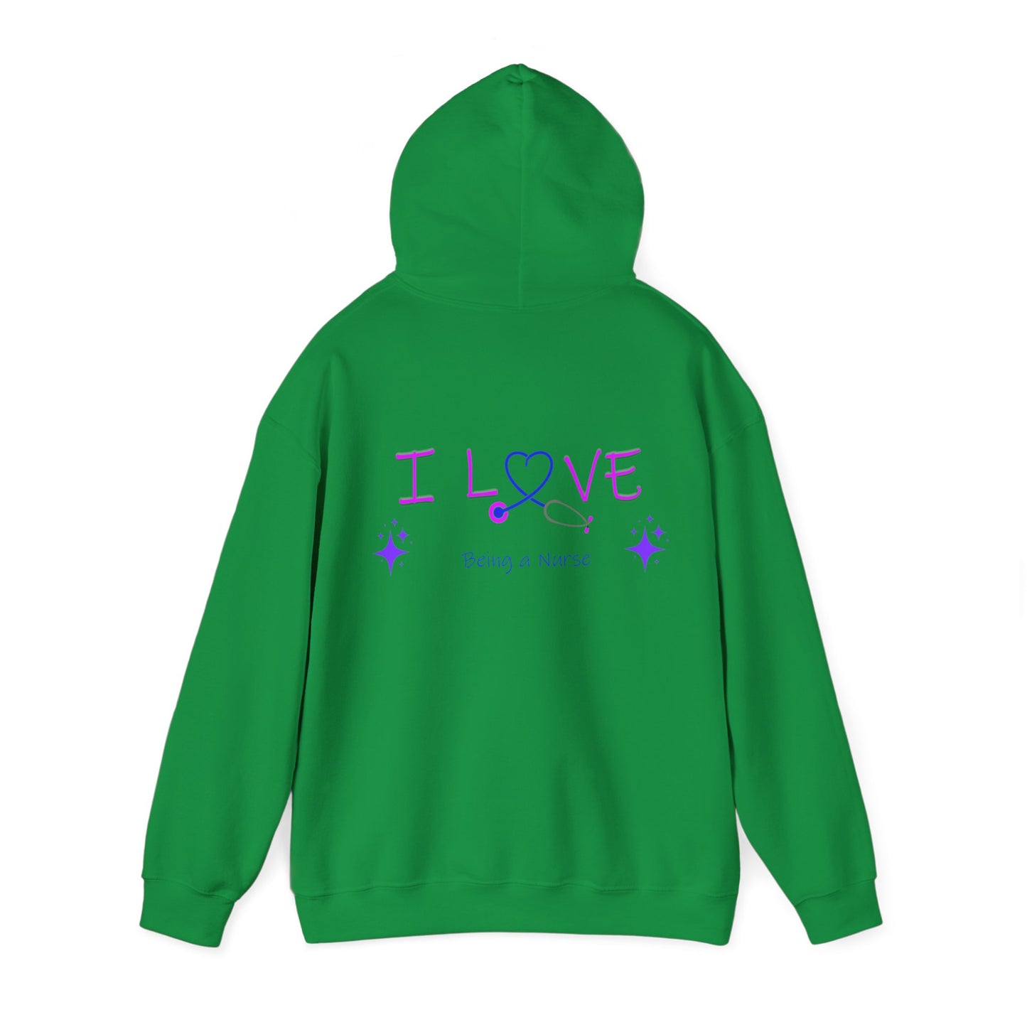 I love being a nurse Unisex Heavy Blend™ Hooded Sweatshirt