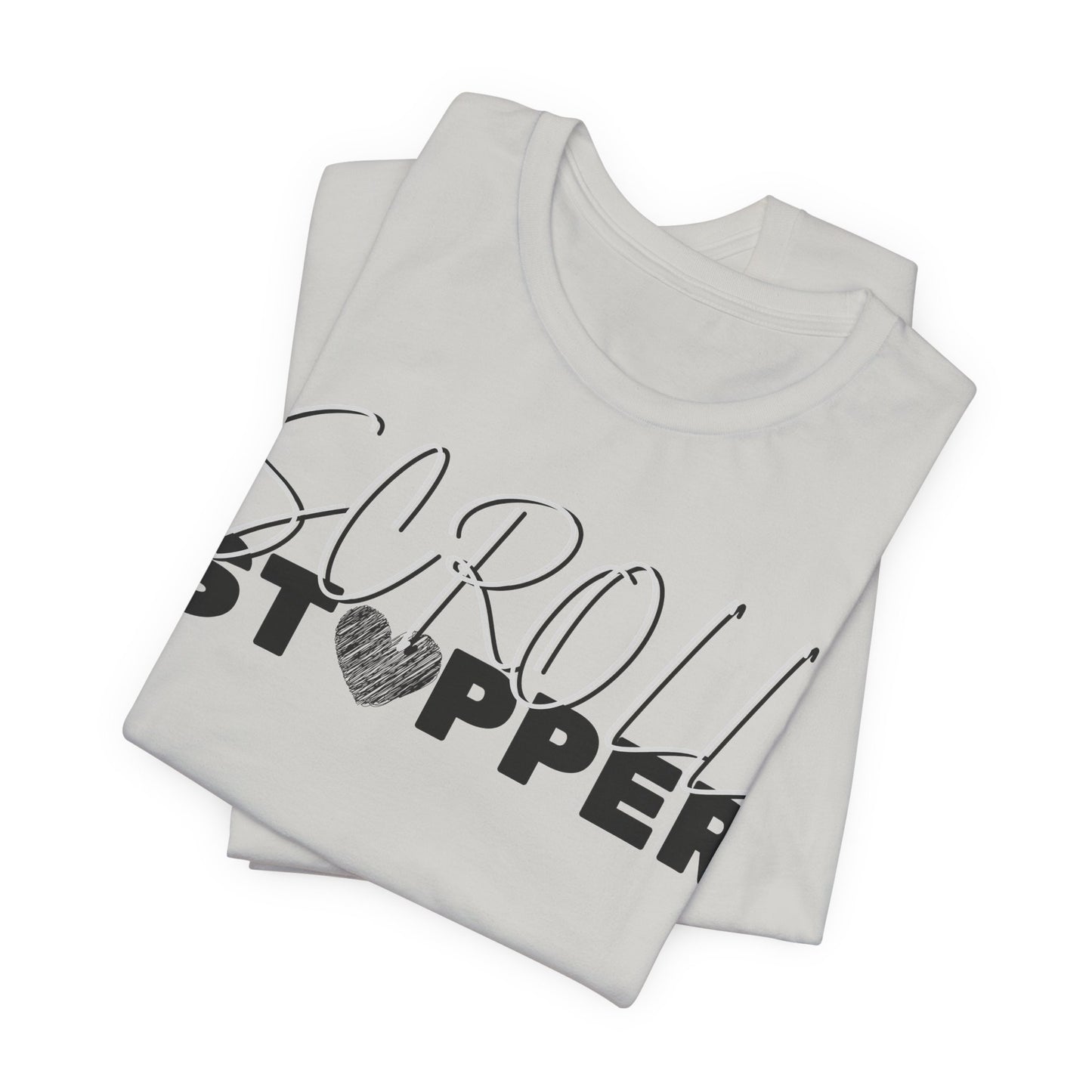 Scroll stopper ( women top ) Unisex Jersey Short Sleeve Tee