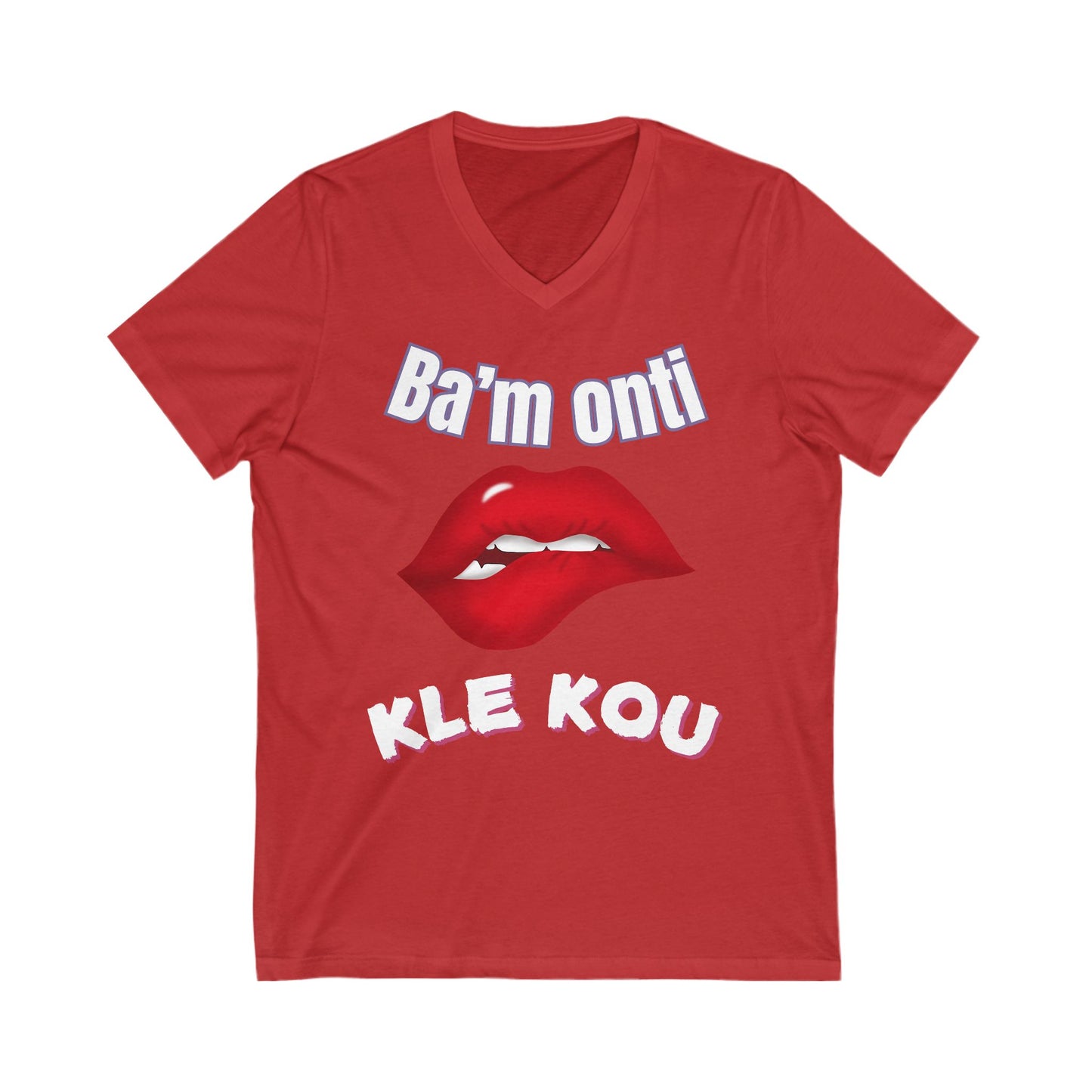 Bam onti kle kou  V-Neck Tee