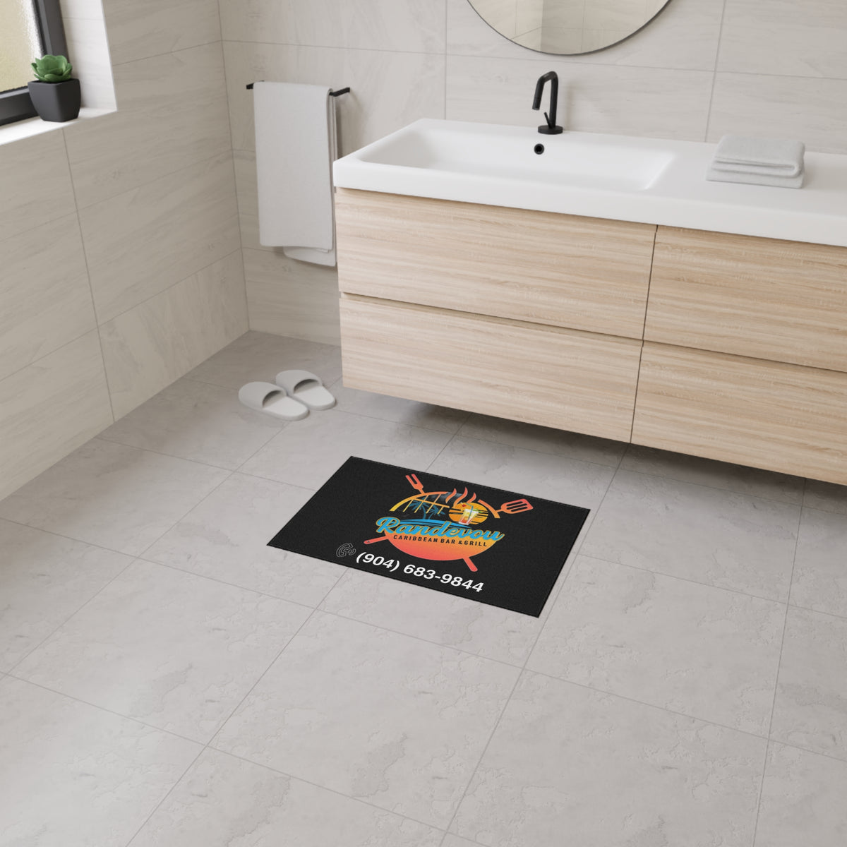 Randevous Bar and Grilled Heavy Duty Floor Mat
