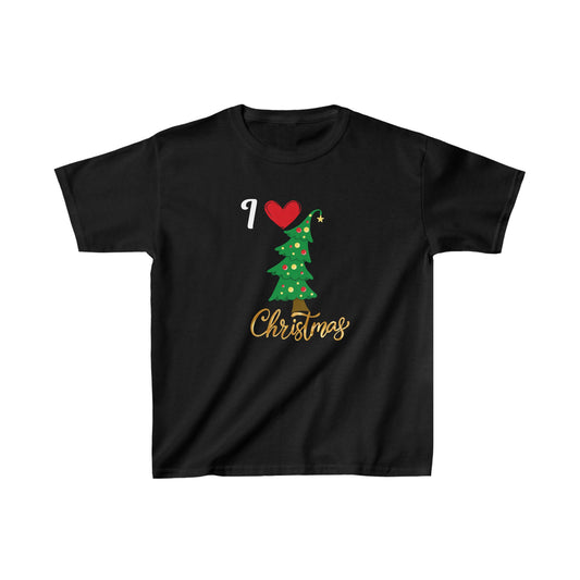 I love Christmas. Kids Heavy Cotton™ Tee