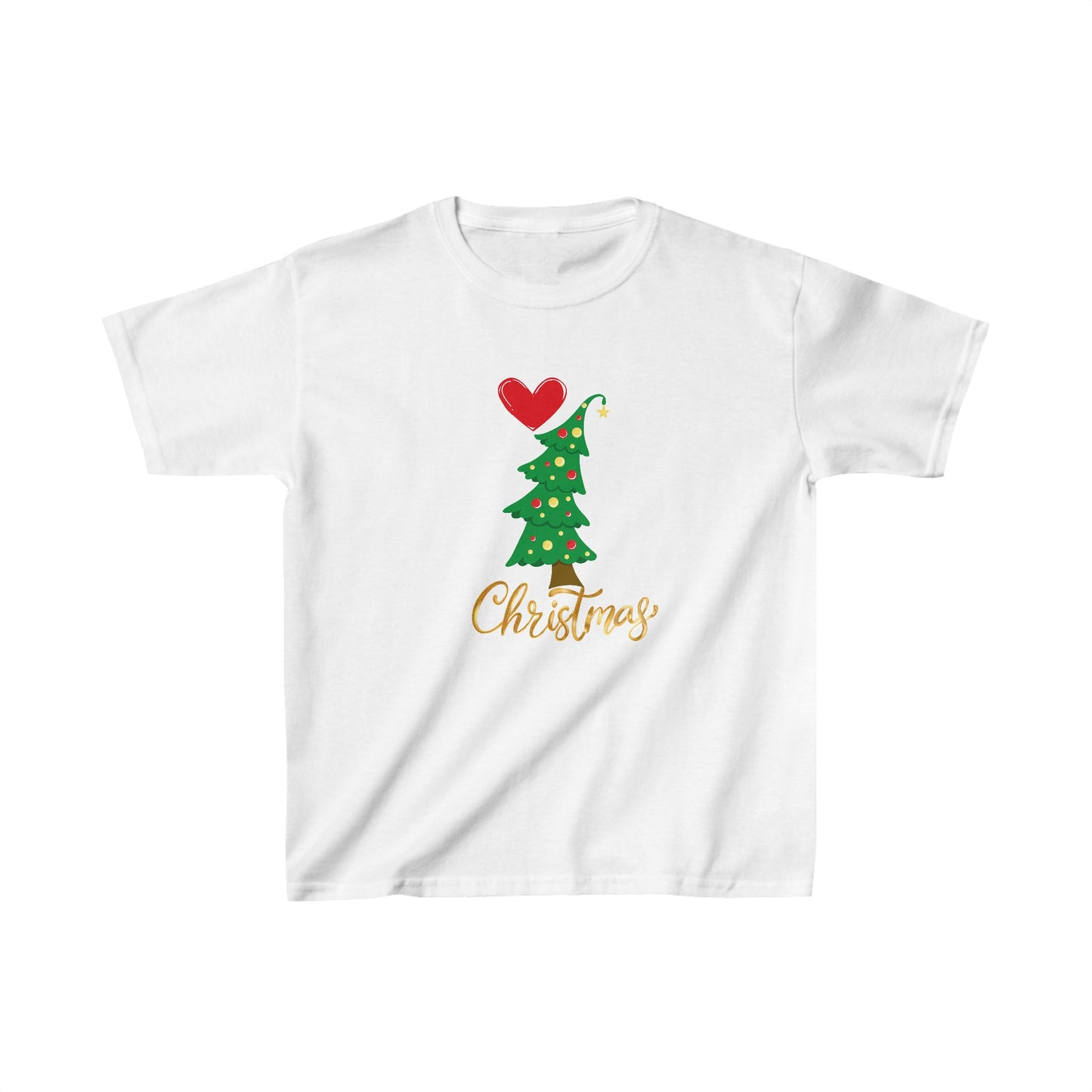 I love Christmas. Kids Heavy Cotton™ Tee