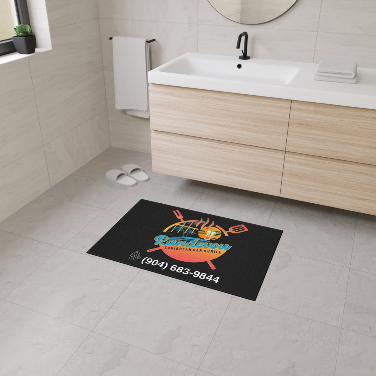 Randevous Bar and Grilled Heavy Duty Floor Mat