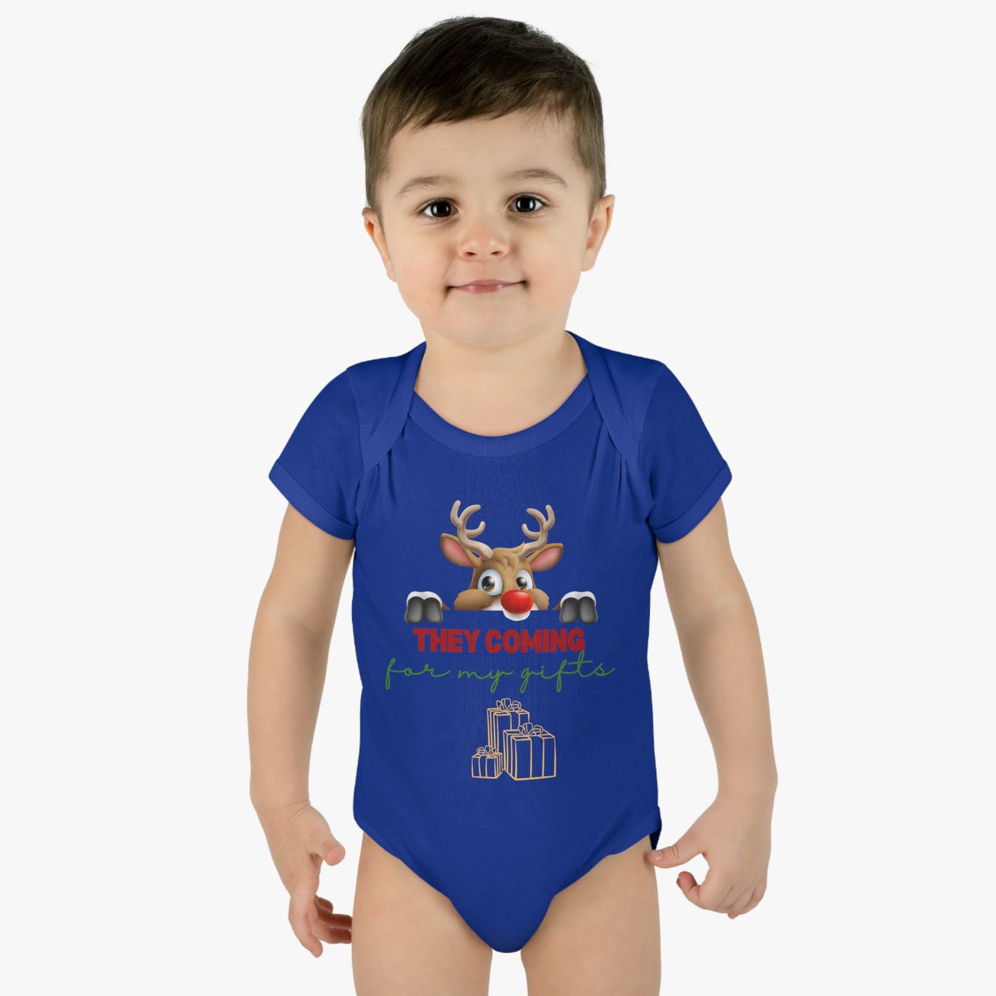 They coming for my gifts. Infant Baby Rib Bodysuit