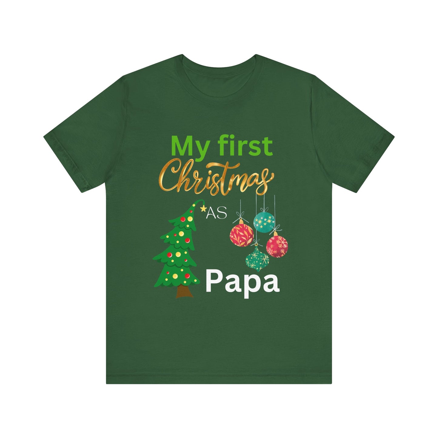 First Christmas as papa, First time dad, first baby,