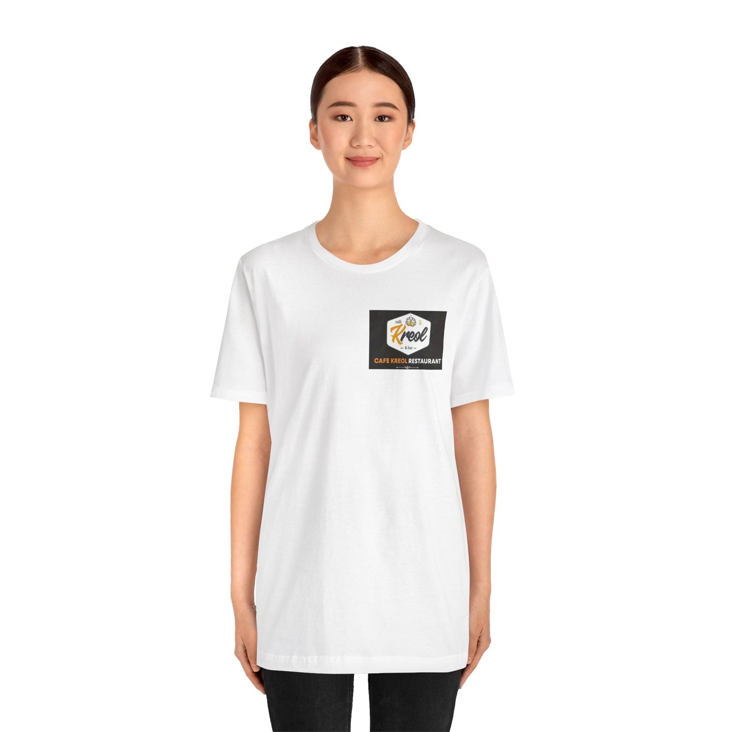 Cafe Kreyol restaurant Unisex Jersey Short Sleeve Tee