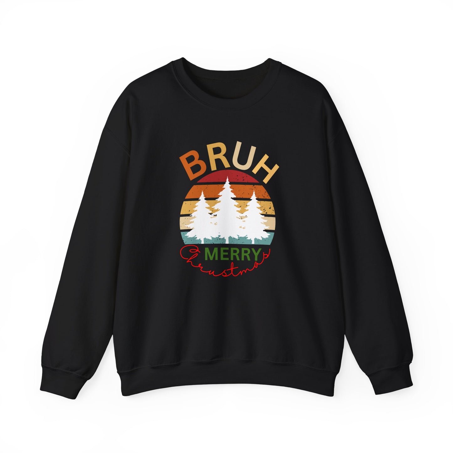 Bruh merry Christmas. Christmas sweat shirt,