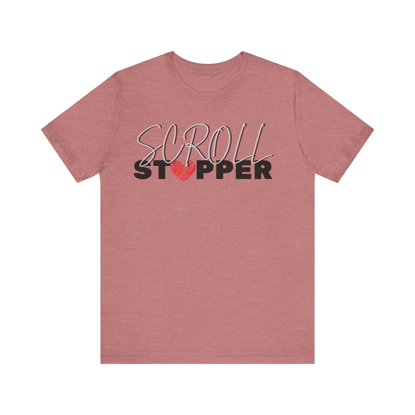 Scroll stopper ( women top ) Unisex Jersey Short Sleeve Tee