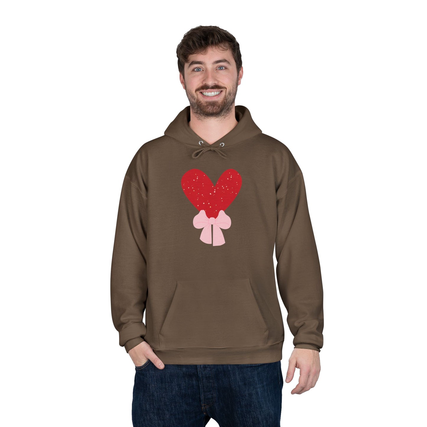 Valentines day heart Unisex EcoSmart® Pullover Hoodie Sweatshirt