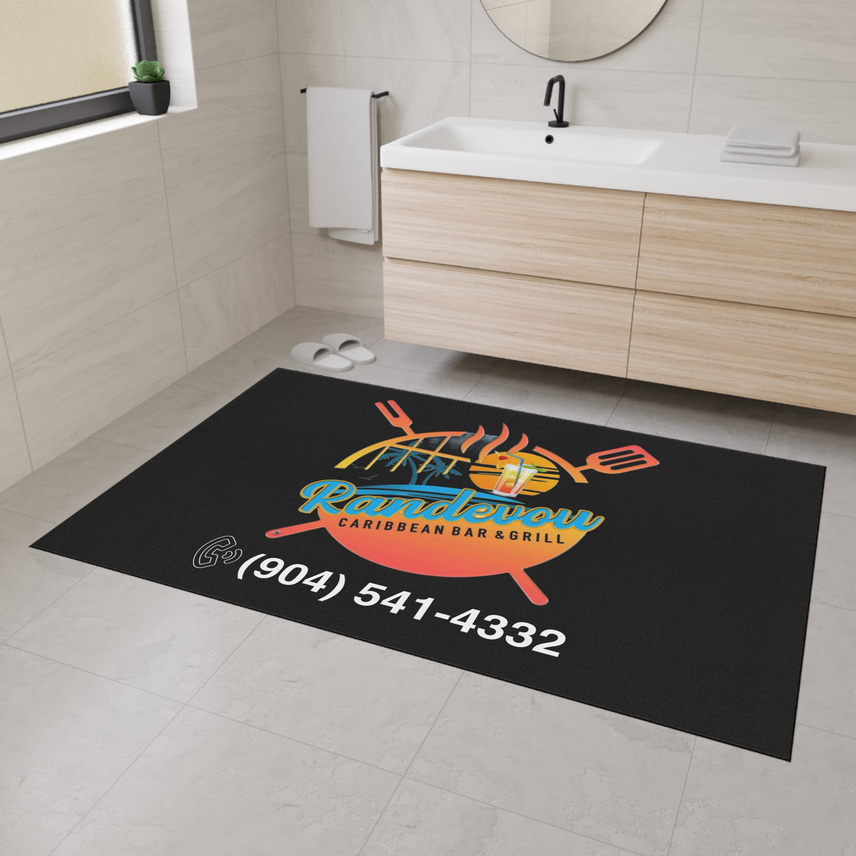 Randevous Bar and Grilled #2 Heavy Duty Floor Mat