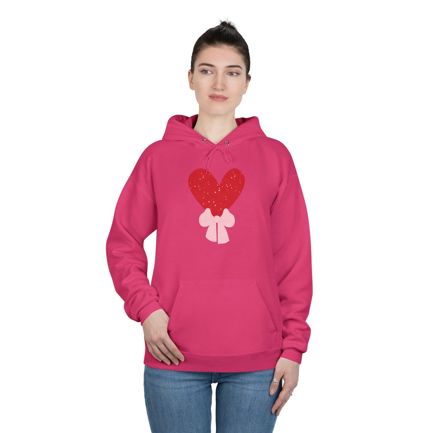 Valentines day heart Unisex EcoSmart® Pullover Hoodie Sweatshirt