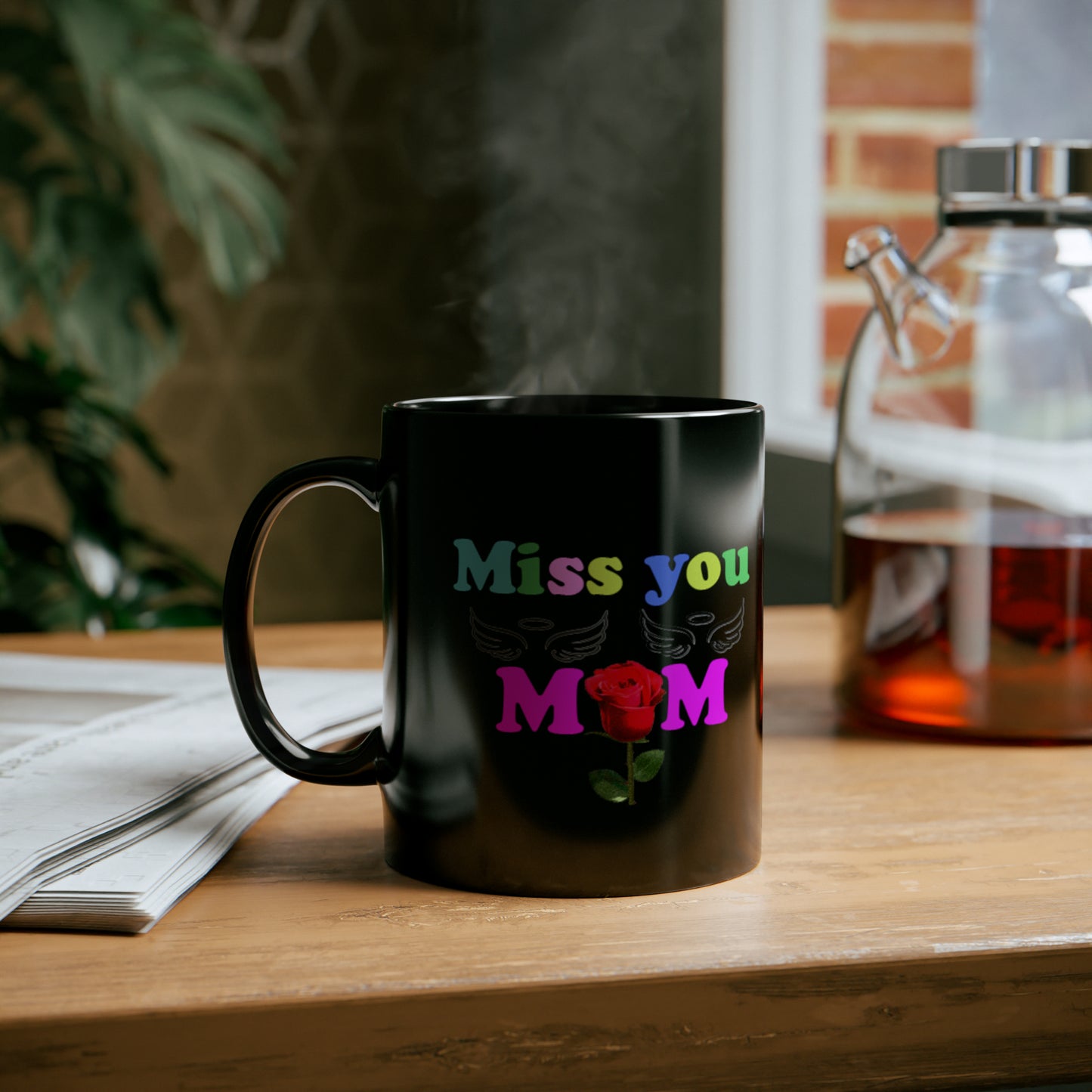 Miss you mom Black Mug (11oz, 15oz)