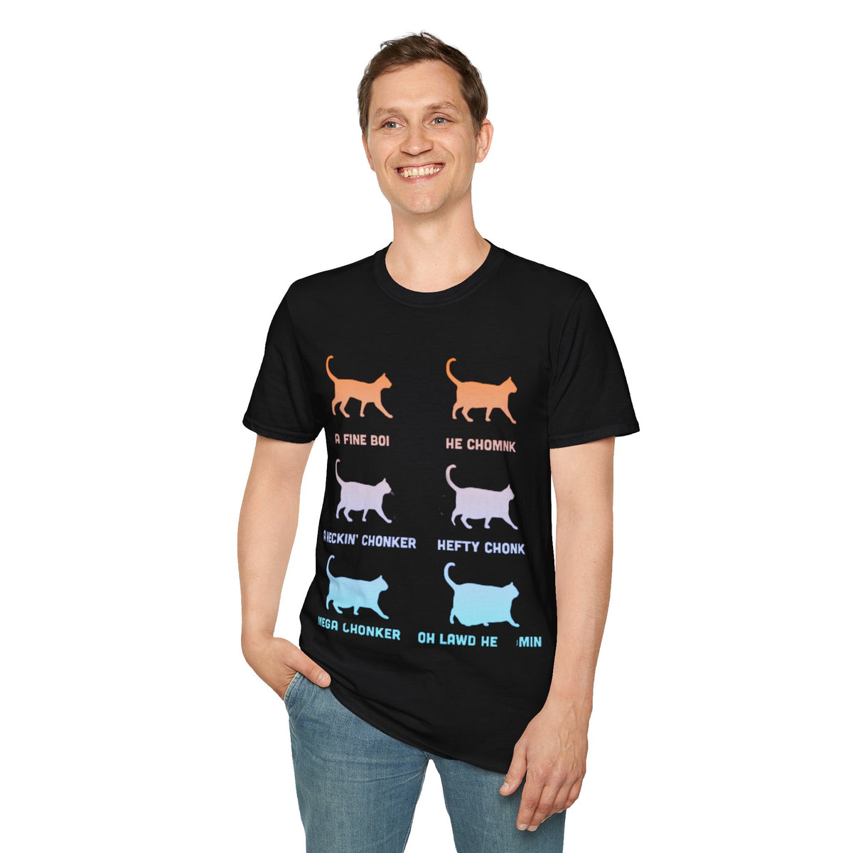 Chong Cat  Unisex Softstyle T-Shirt
