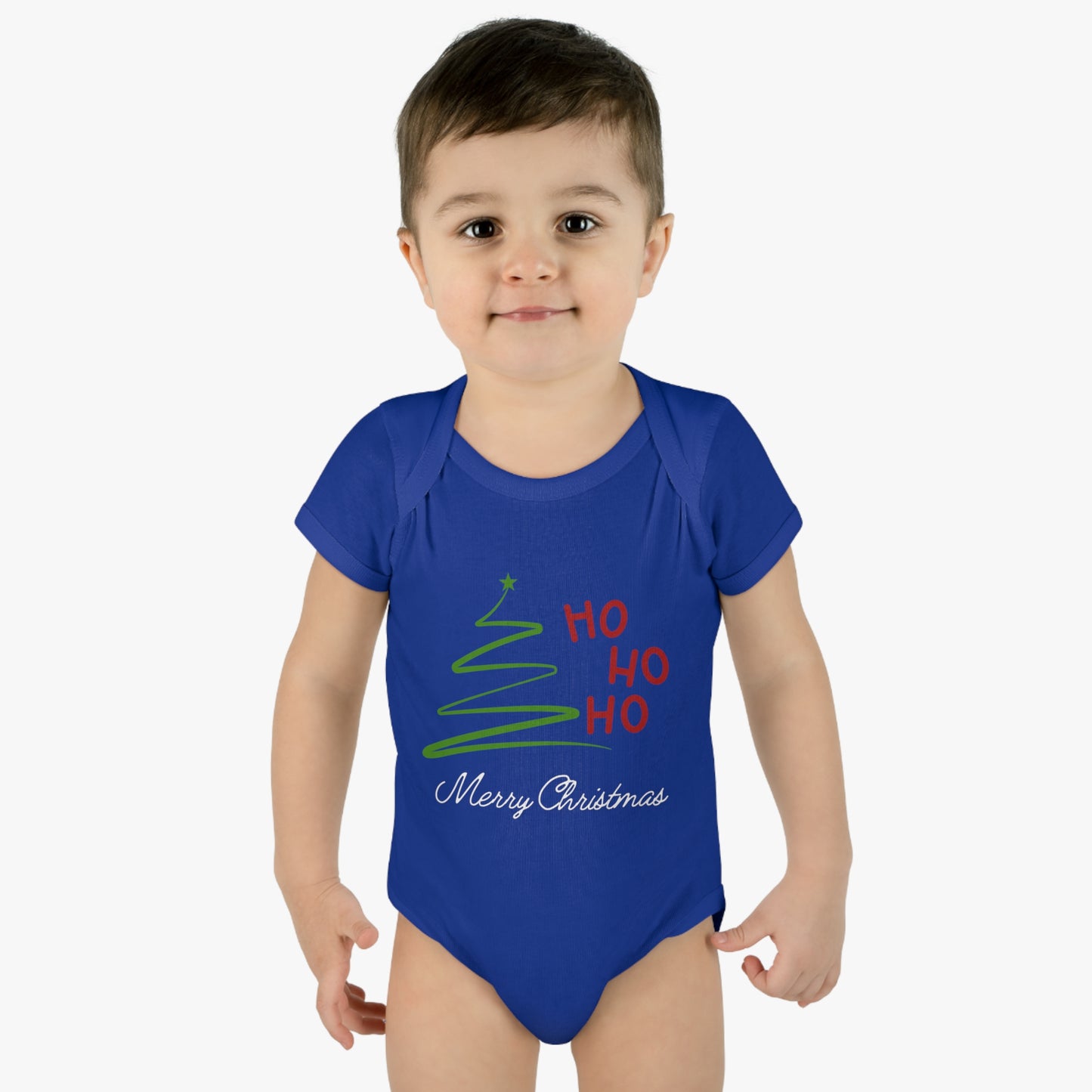 Ho ho ho , Infant Baby Rib Bodysuit