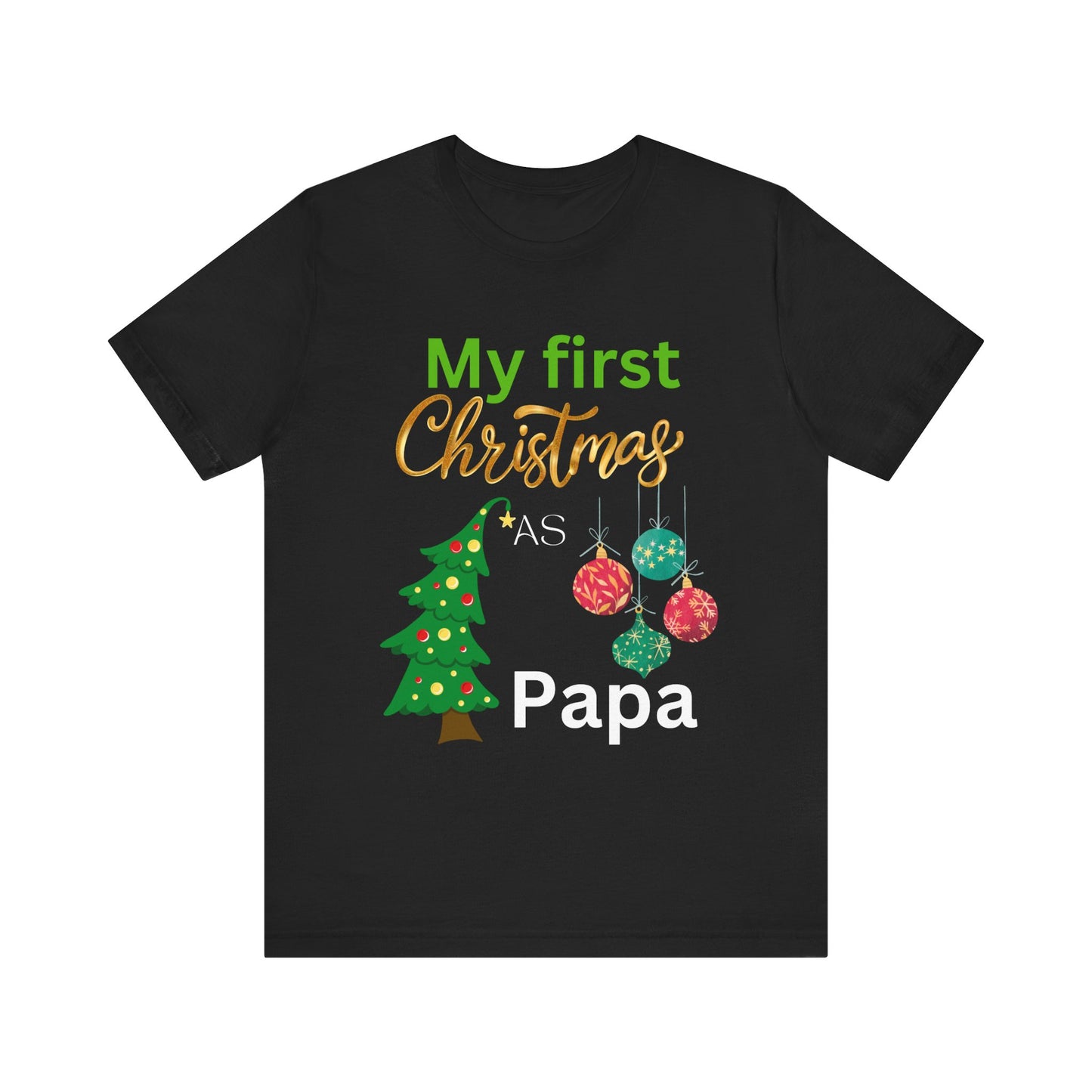 First Christmas as papa, First time dad, first baby,