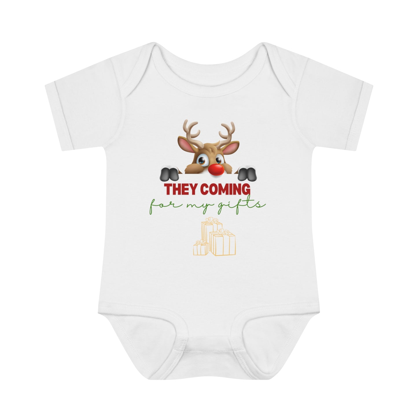 They coming for my gifts. Infant Baby Rib Bodysuit