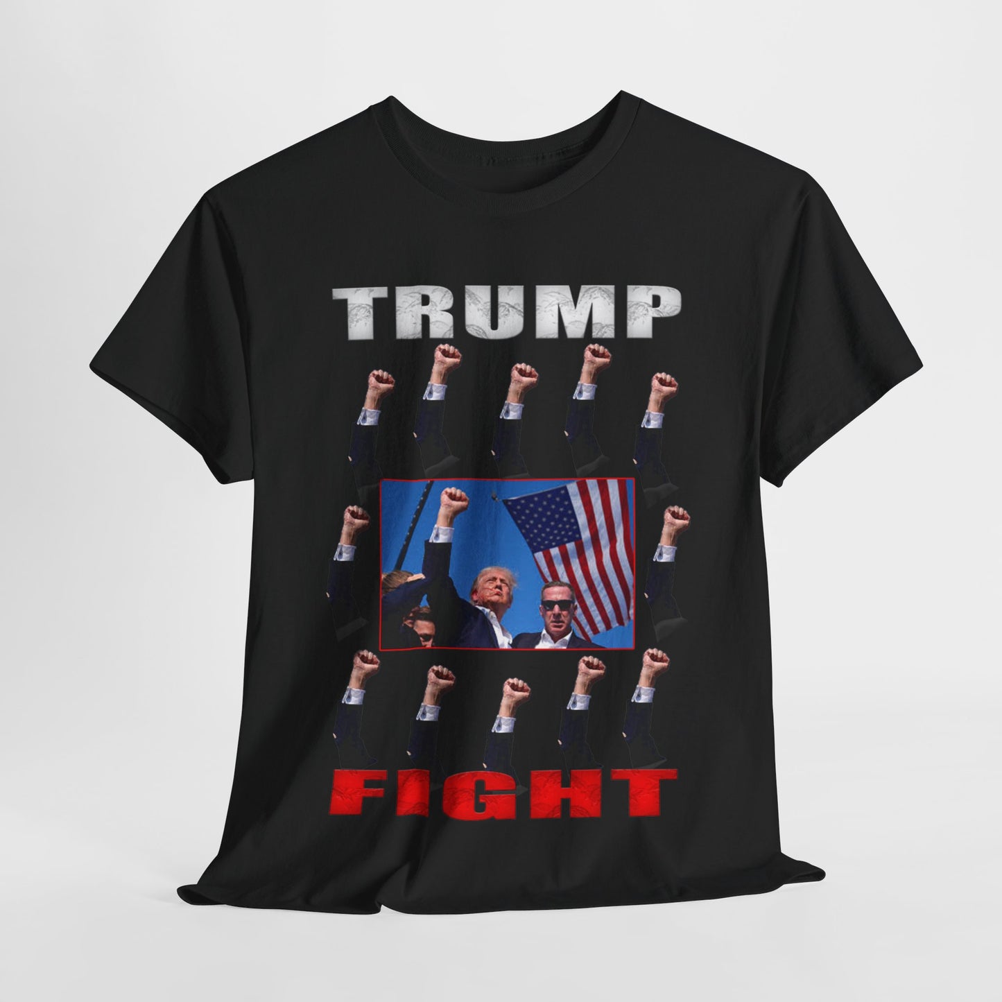 Trump Fight Unisex Heavy Cotton Tee