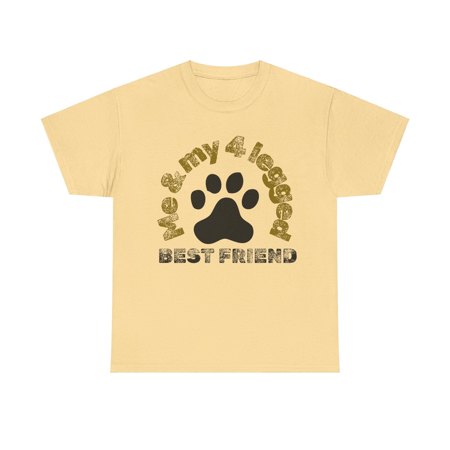 Me and my 4 legged best friend Unisex Heavy Cotton Tee