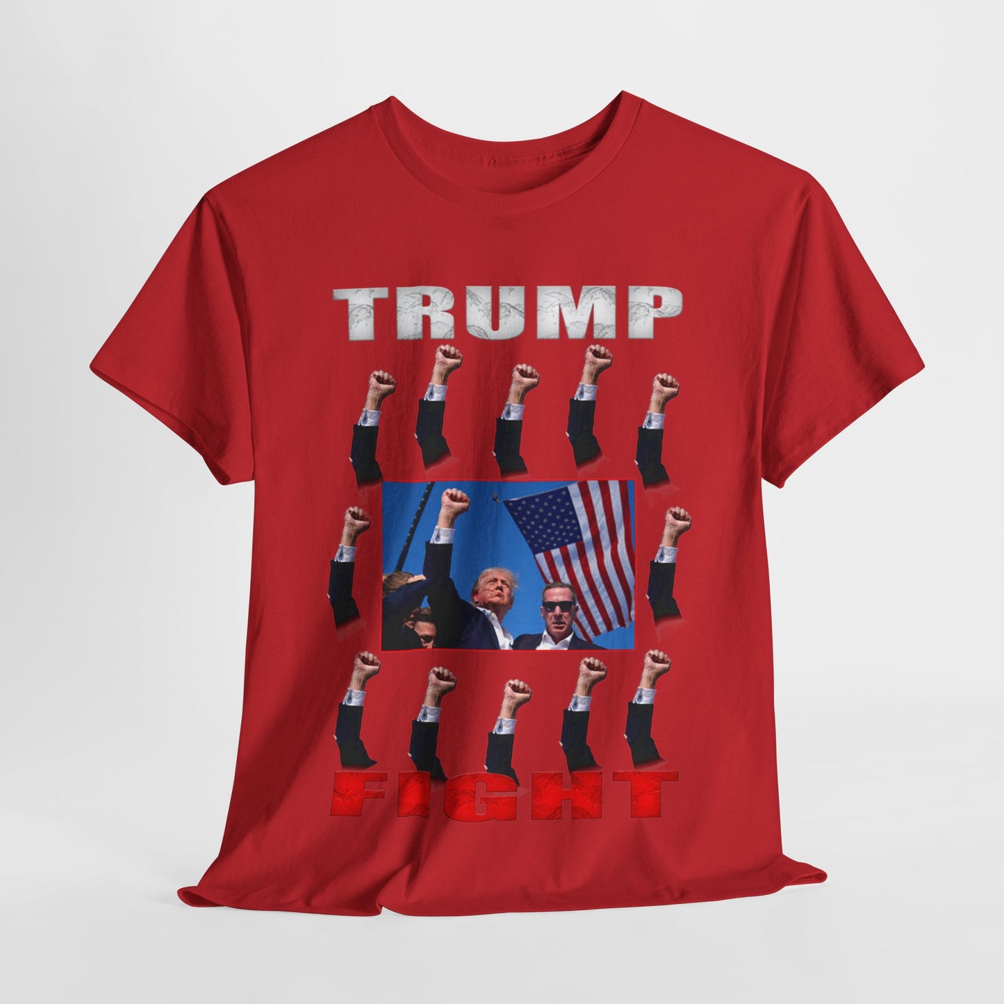 Trump Fight Unisex Heavy Cotton Tee