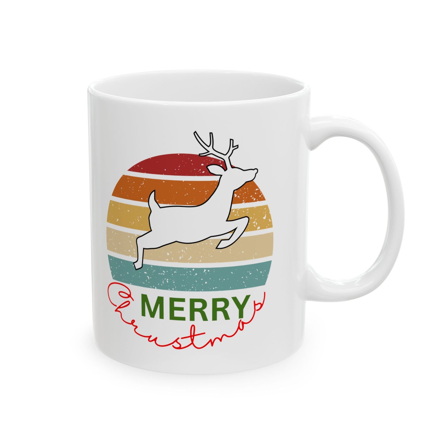 Merry Christmas, Ceramic Mug, (11oz, 15oz)