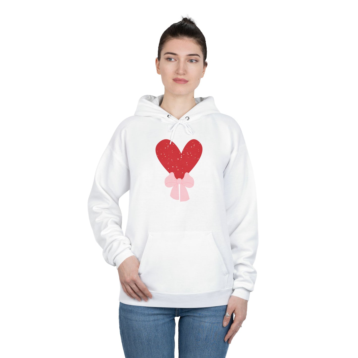 Valentines day heart Unisex EcoSmart® Pullover Hoodie Sweatshirt