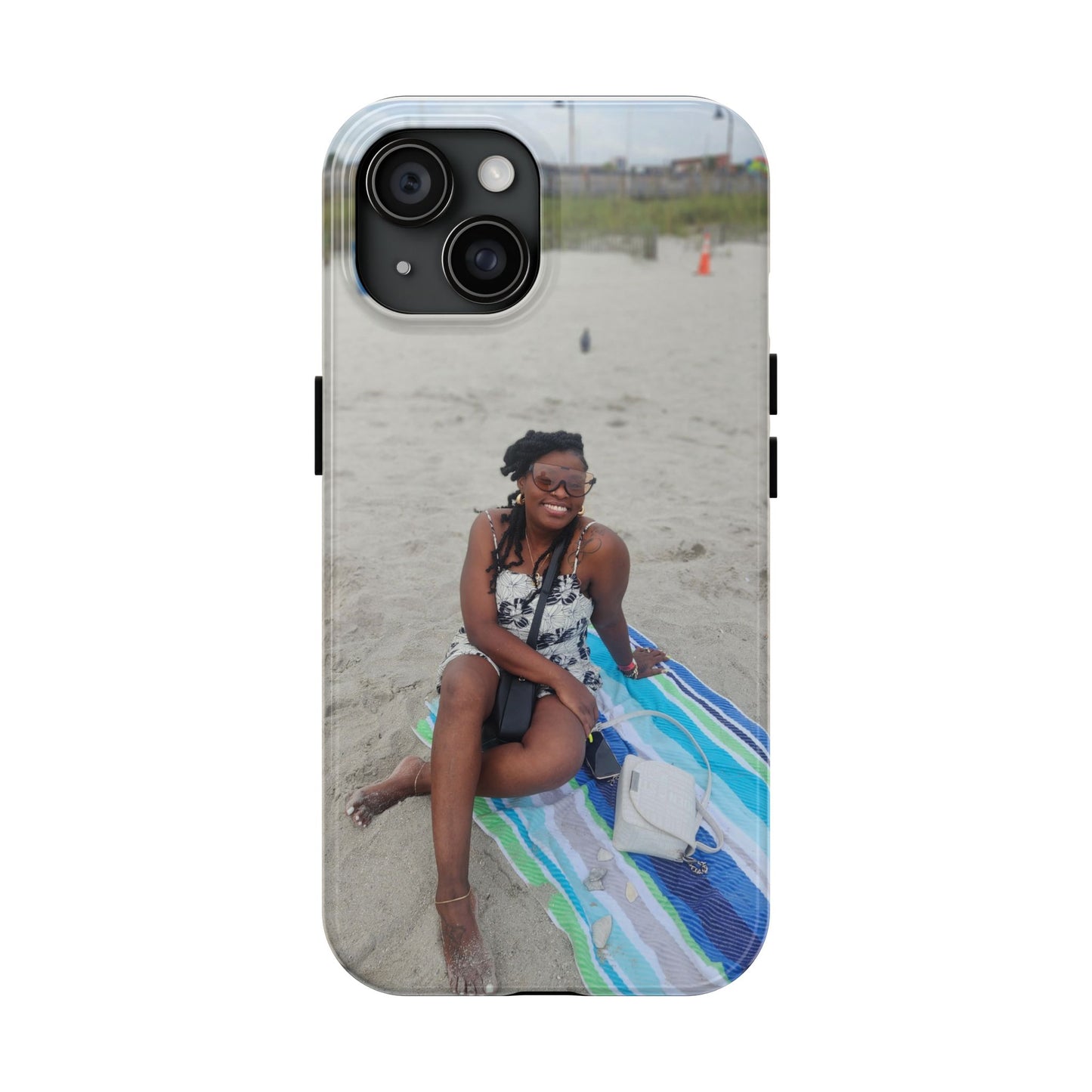 Her Personalized Tough Phone Cases, Customizable Phone Cover, Durable Phone Protection, Beach Memories Case, Unique Gift Idea, Summer Vibes