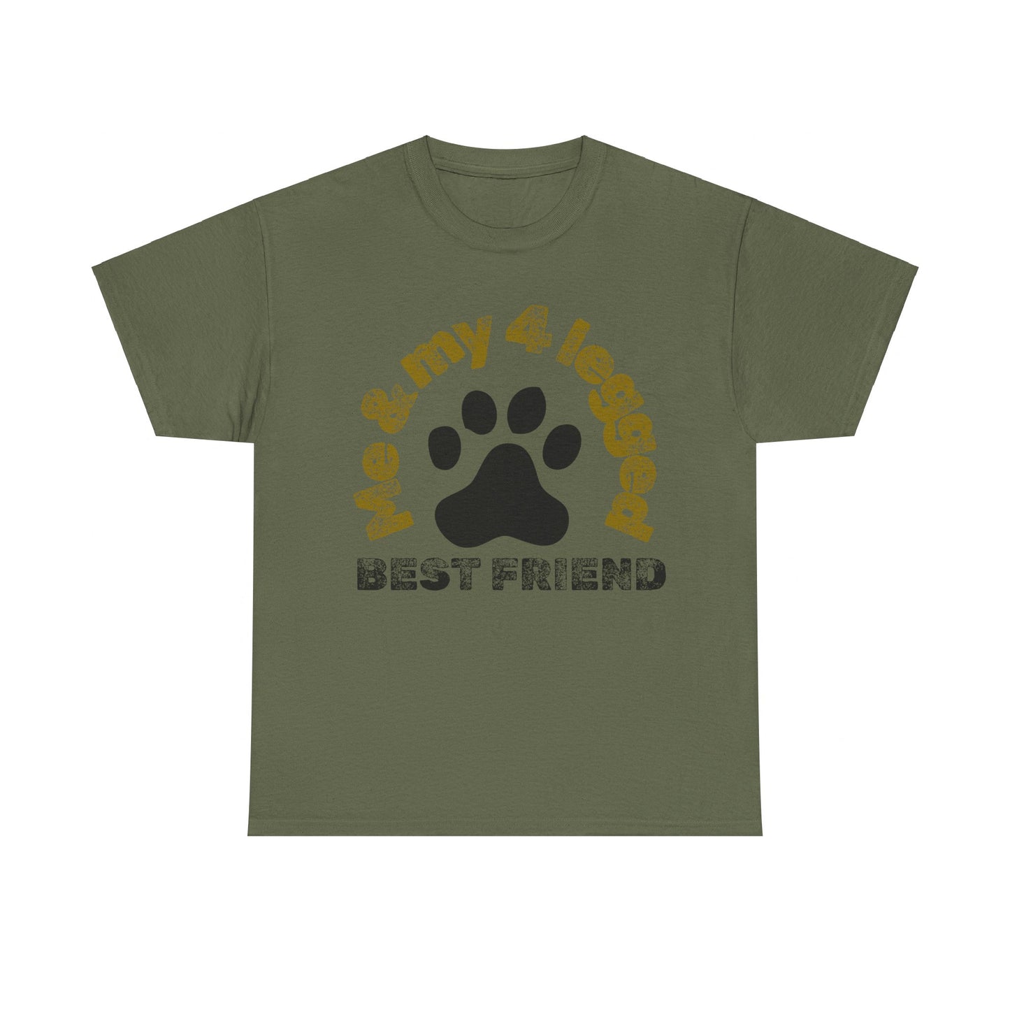 Me and my 4 legged best friend Unisex Heavy Cotton Tee