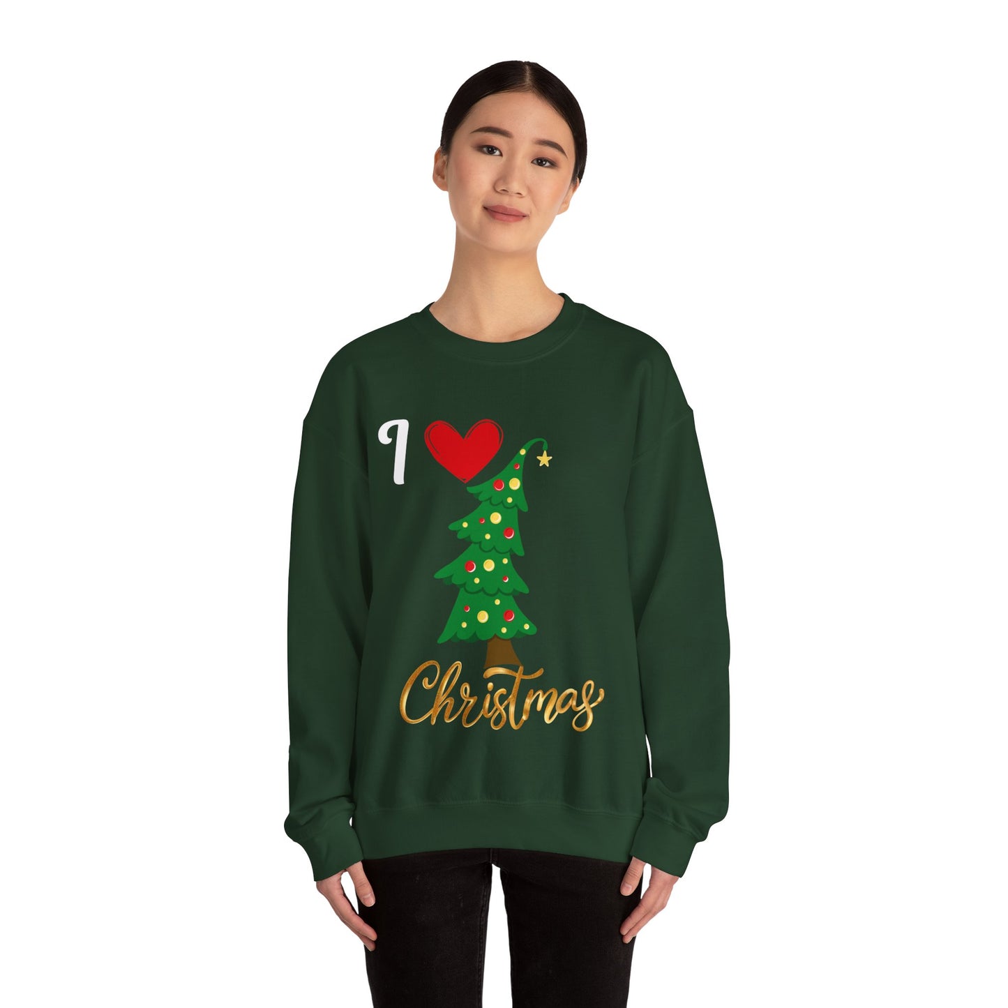 Love Christmas.  Crewneck Sweatshirt