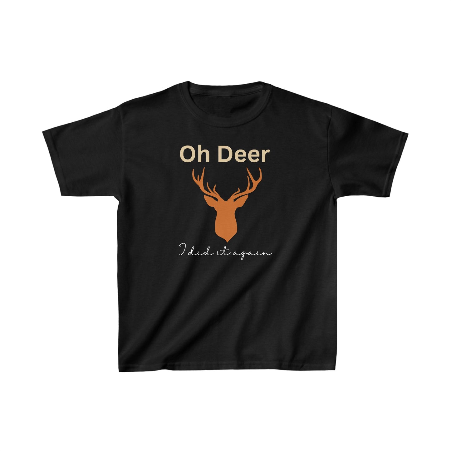 Oh deer, I did it again. Kids Heavy Cotton™ Tee