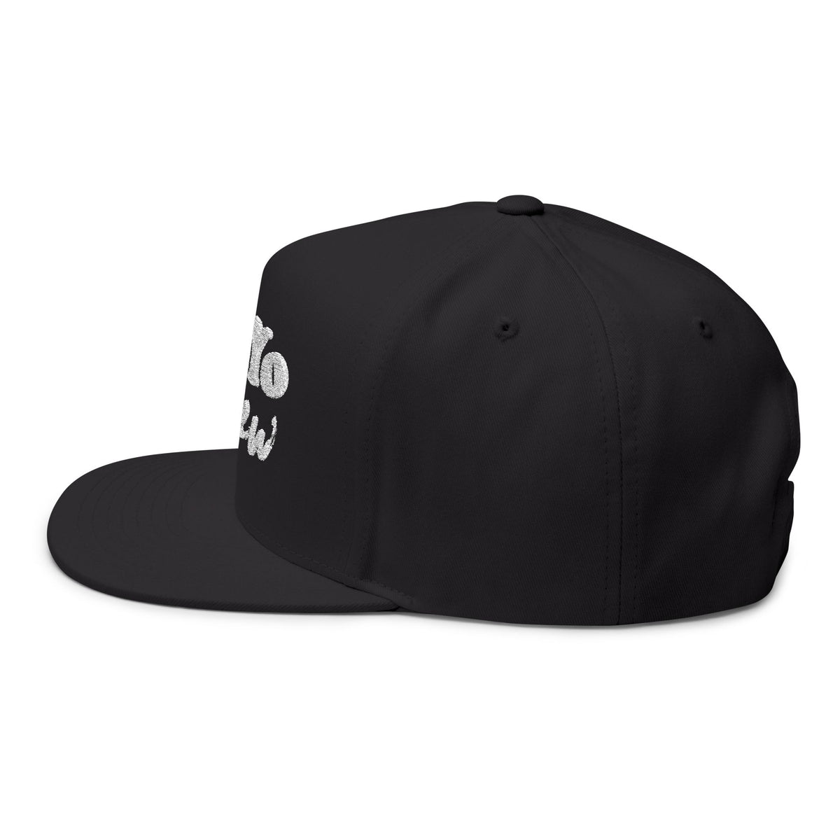 Fè yo wew Stylish Flat Bill Cap | Electric Vibe Hat for Casual Outings, Fashion Statement, Gift Idea for Dad, Birthday Cap