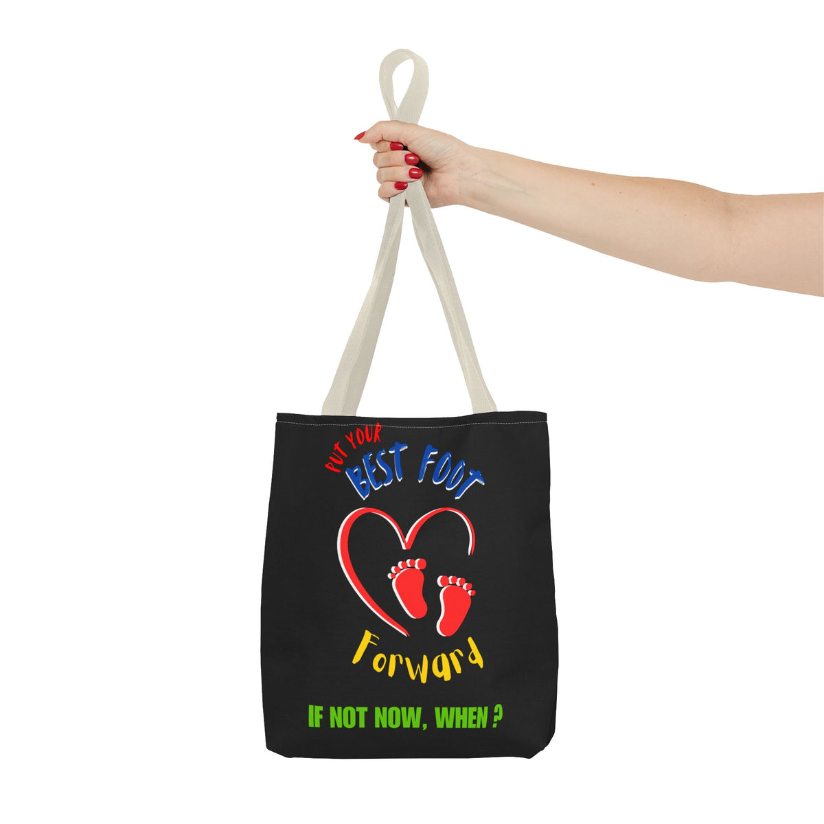 Put your best foot forward tote