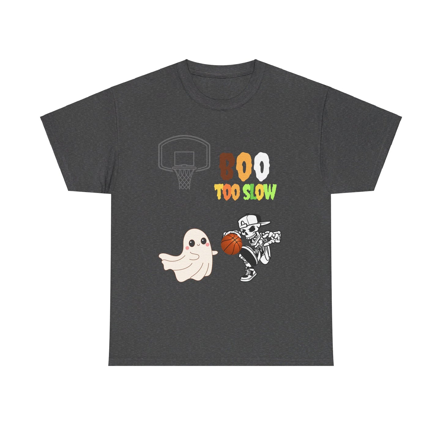 Halloween tshirt boo too slow   Unisex Heavy Cotton Tee