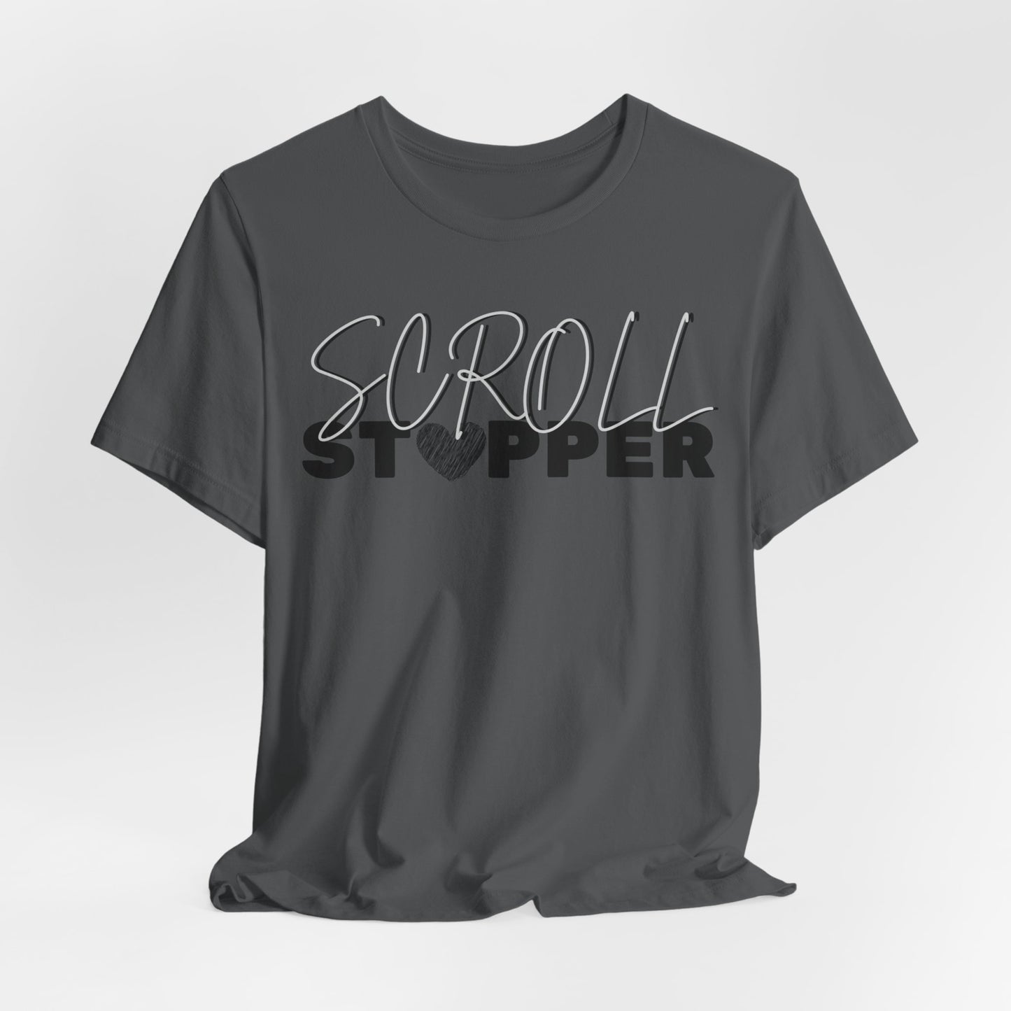 Scroll stopper ( women top ) Unisex Jersey Short Sleeve Tee