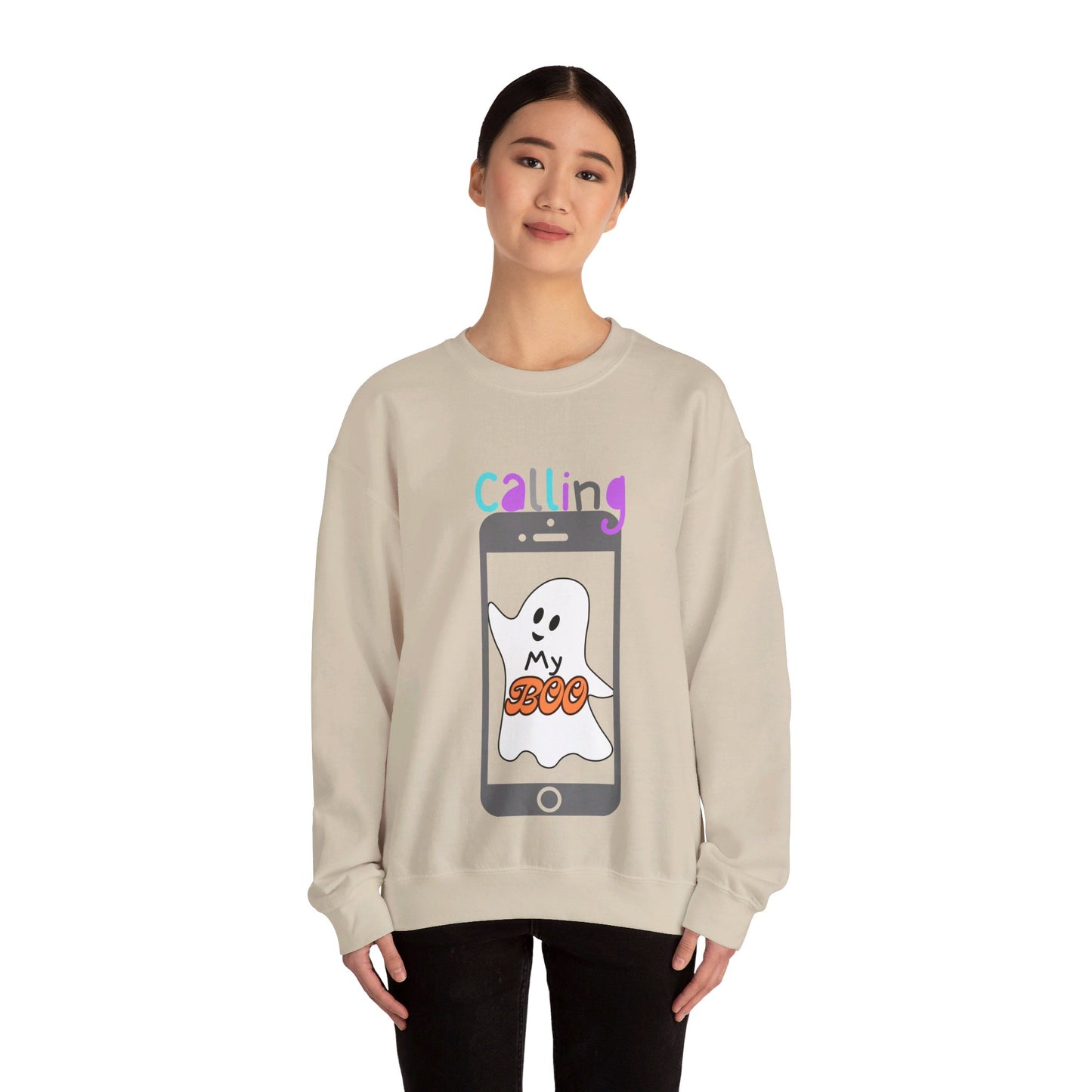 Calling my boo Unisex Heavy Blend™ Crewneck Sweatshirt