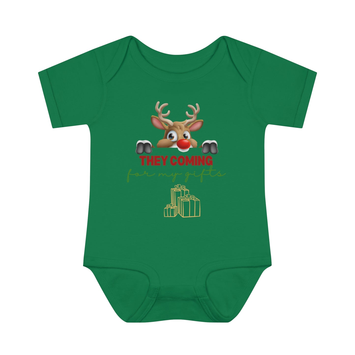 They coming for my gifts. Infant Baby Rib Bodysuit