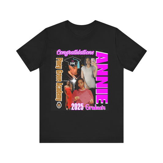 Annie Custom Graduation Tee - Congrats Annie 2025