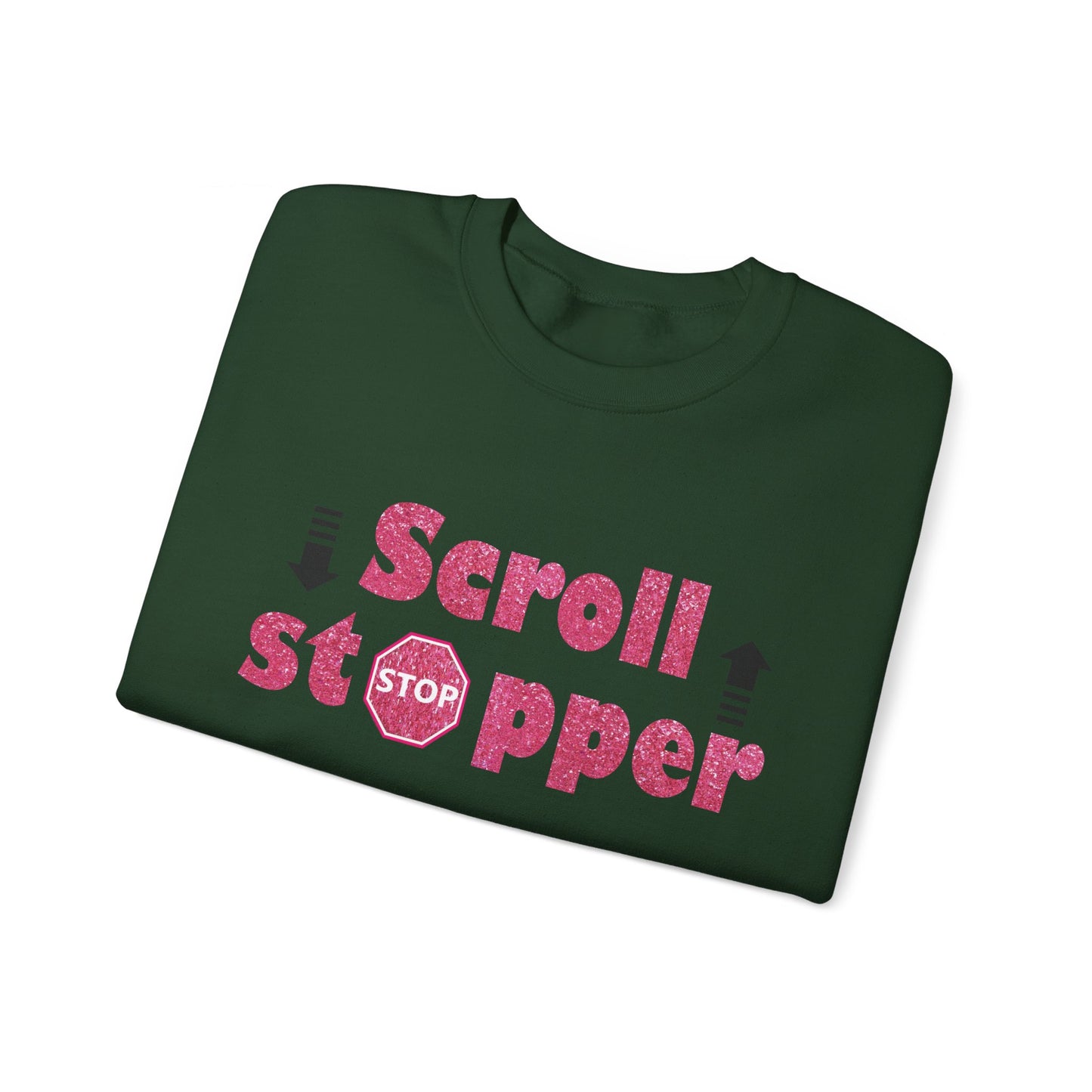 Scroll stopper Unisex Heavy Blend™ Crewneck Sweatshirt