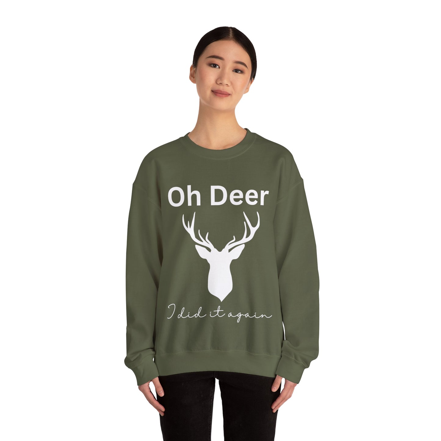 Oh deer, I did it again. Crewneck Sweatshirt