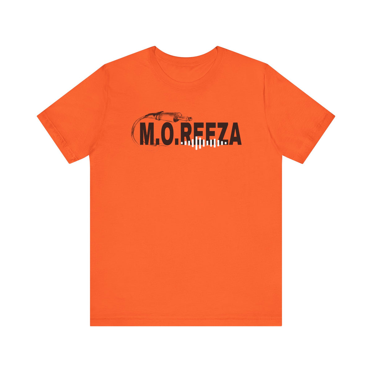 Moreeza Stylish Unisex Jersey Tee with M.O.R.E.E.Z.A Design, Trendy Casual Wear, Everyday Comfort, Perfect for Gift Giving, Graphic Tee