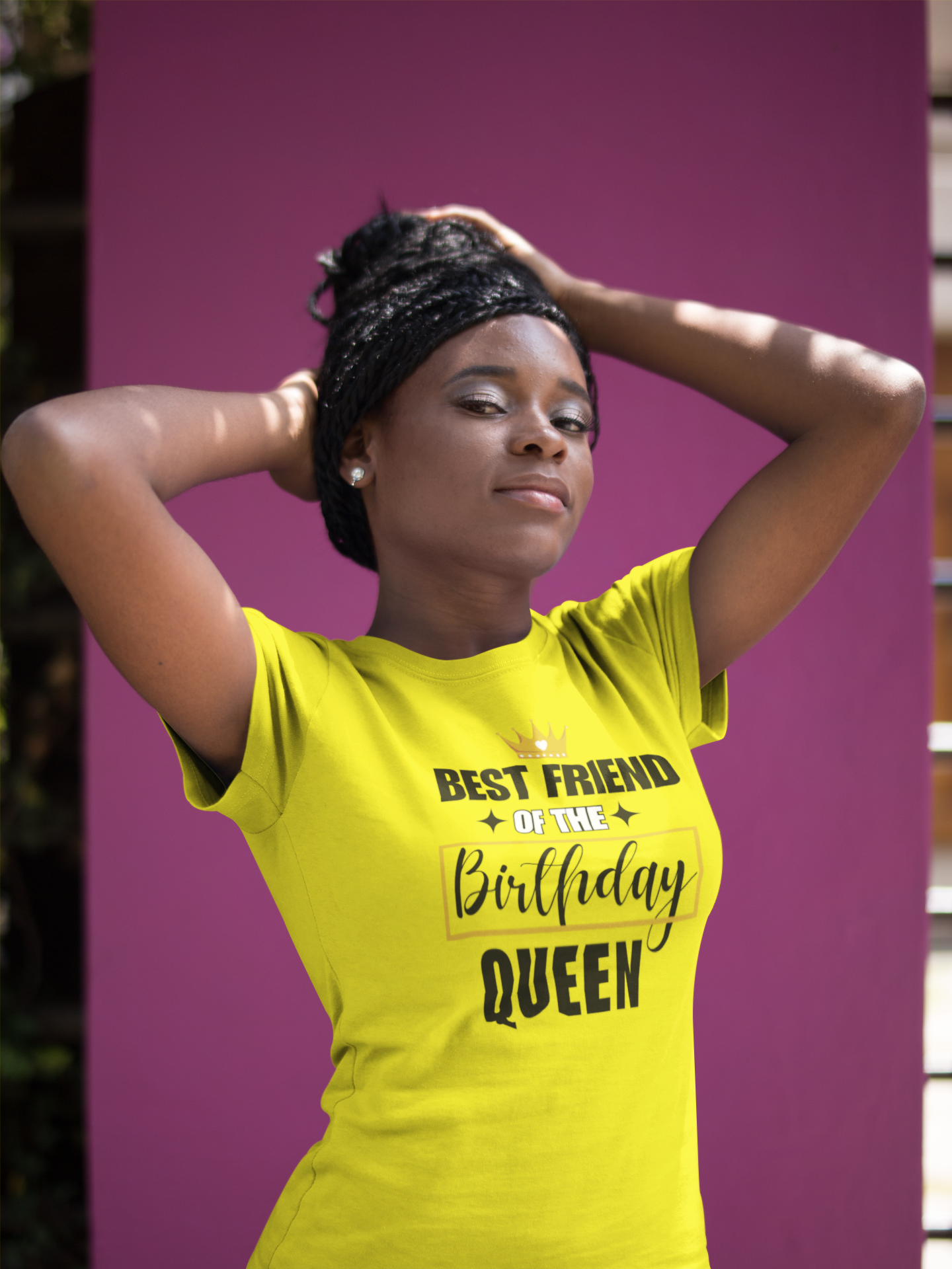 Best friend of the birthday queen Unisex Jersey Short Sleeve Tee