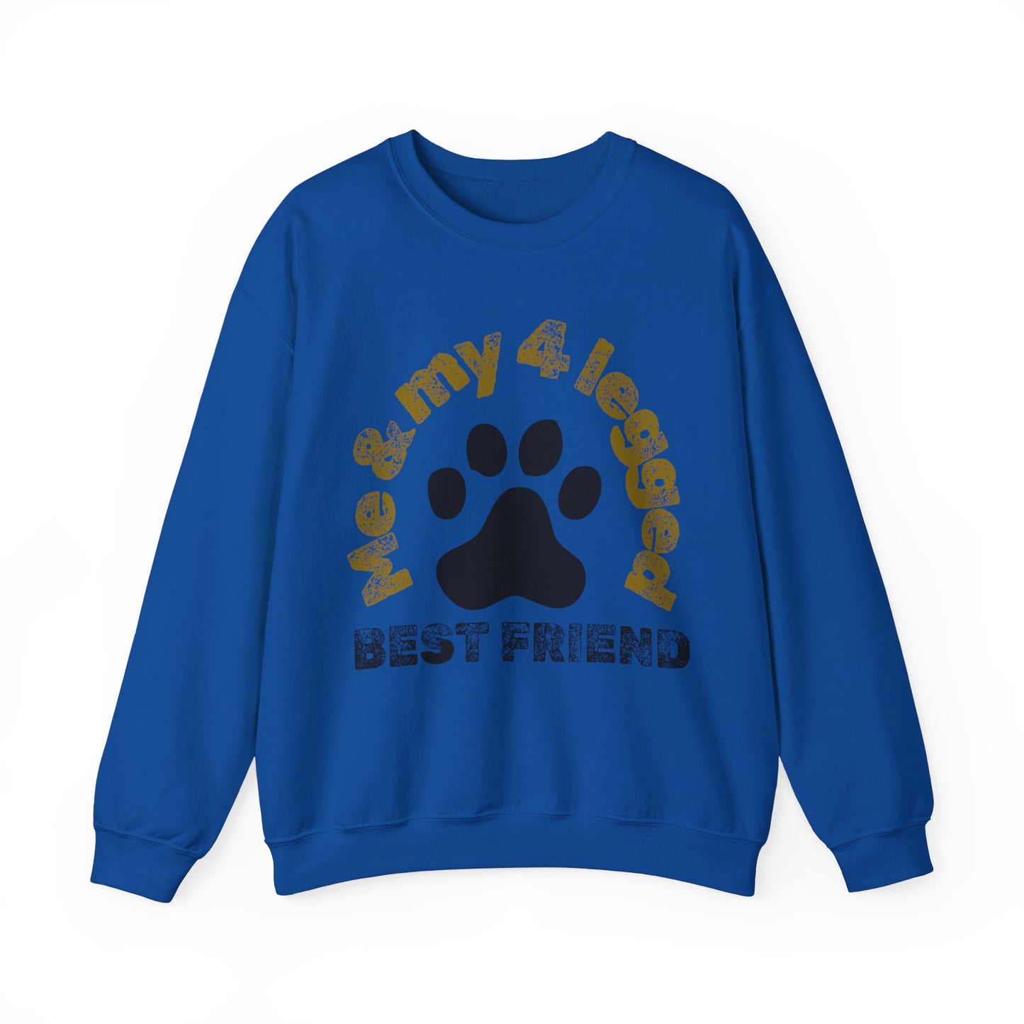 Me and 4 legged best friend Unisex Heavy Blend™ Crewneck Sweatshirt