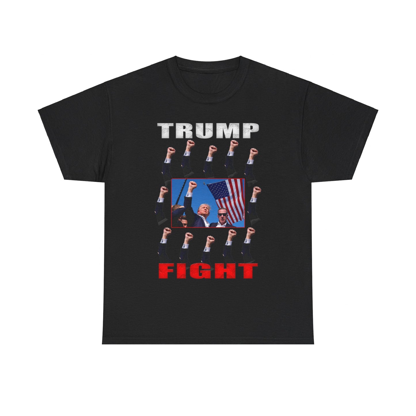 Trump Fight Unisex Heavy Cotton Tee