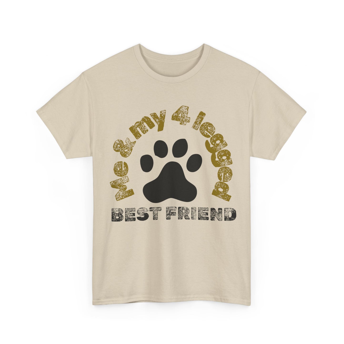 Me and my 4 legged best friend Unisex Heavy Cotton Tee