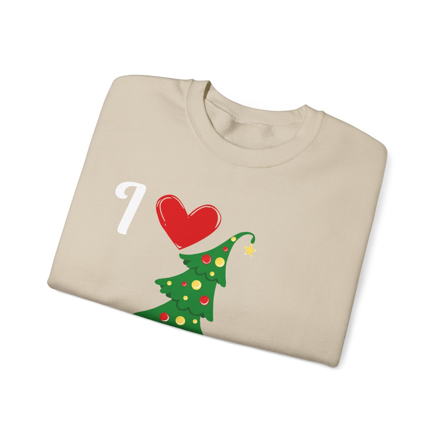 Love Christmas.  Crewneck Sweatshirt