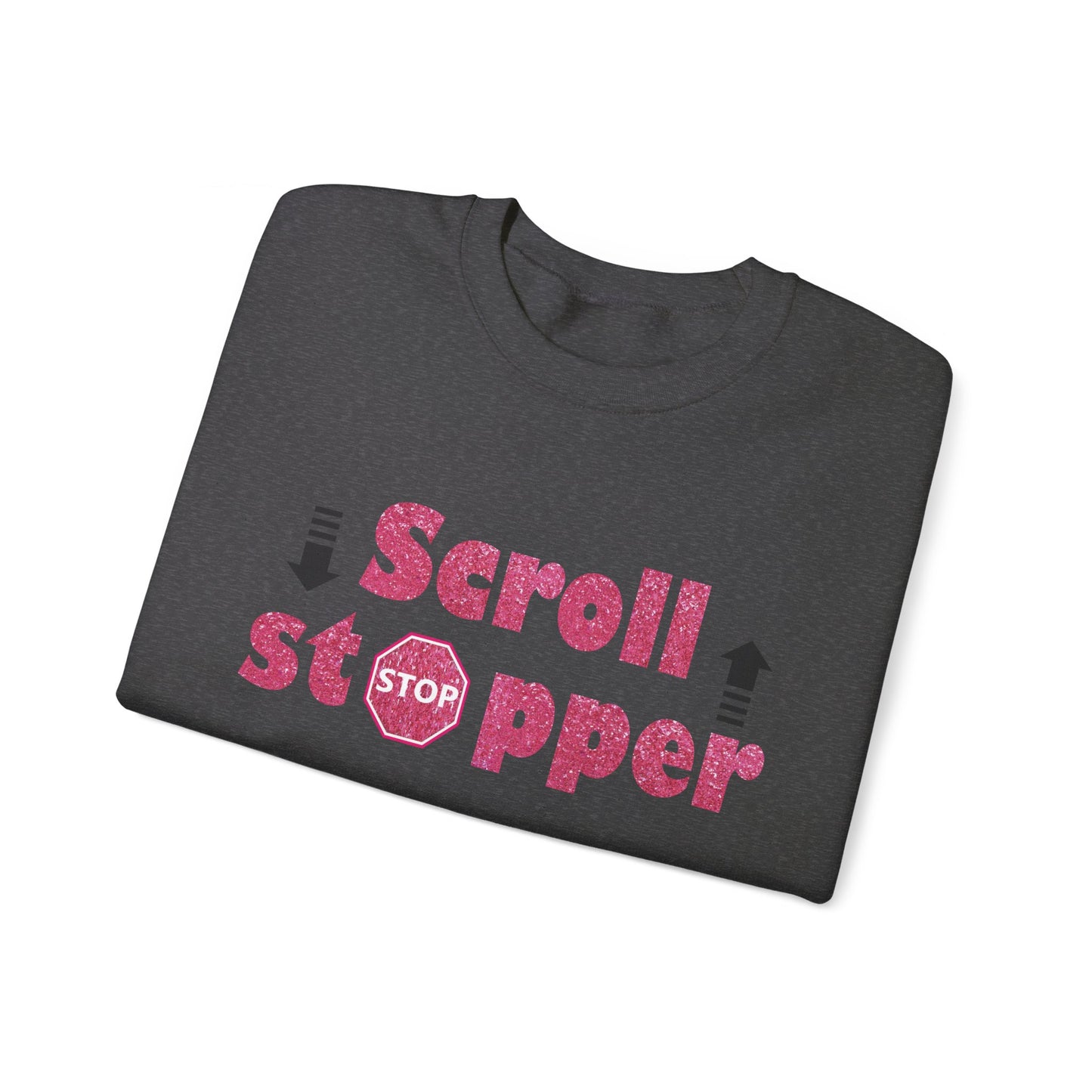 Scroll stopper Unisex Heavy Blend™ Crewneck Sweatshirt